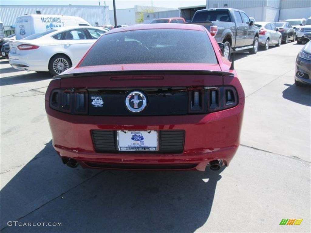 2014 Mustang V6 Coupe - Ruby Red / Charcoal Black photo #4