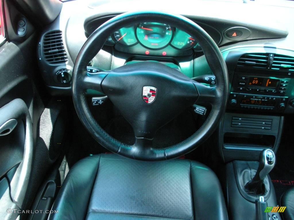 2002 911 Carrera Cabriolet - Guards Red / Black photo #26