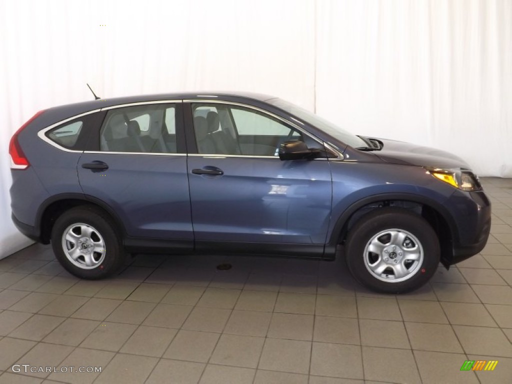 2014 CR-V LX - Twilight Blue Metallic / Gray photo #5