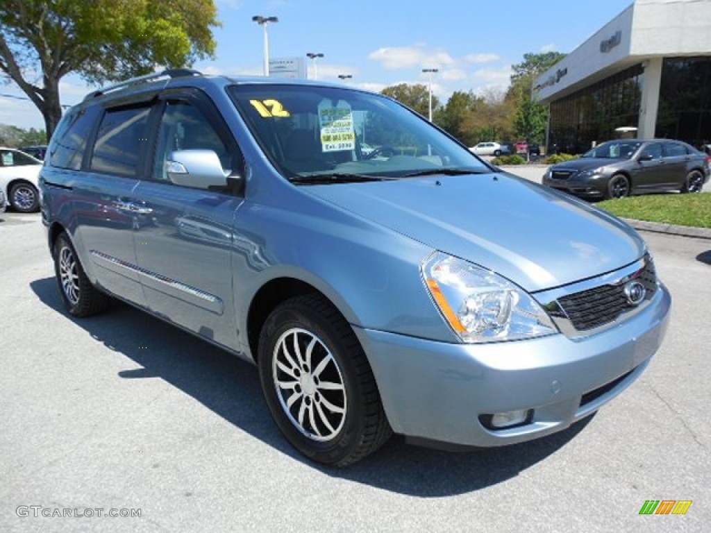 Glacier Blue 2012 Kia Sedona EX Exterior Photo #91631280