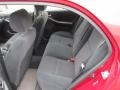 2008 Toyota Corolla Dark Charcoal Interior Rear Seat Photo