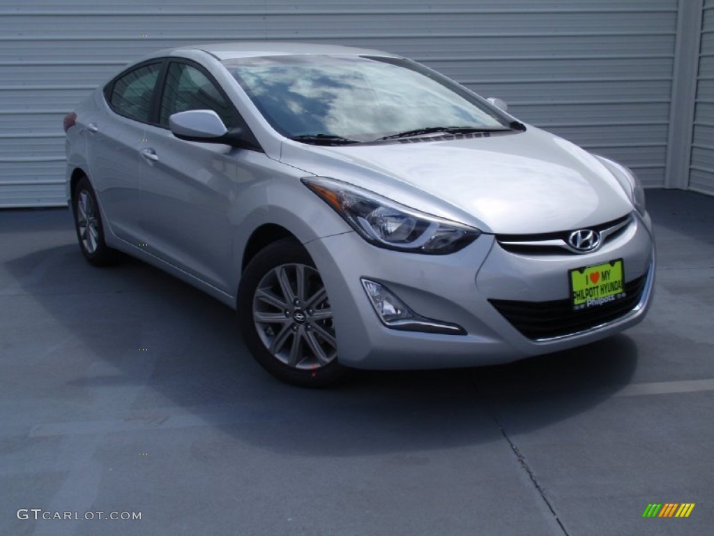2014 Elantra SE Sedan - Silver / Gray photo #2
