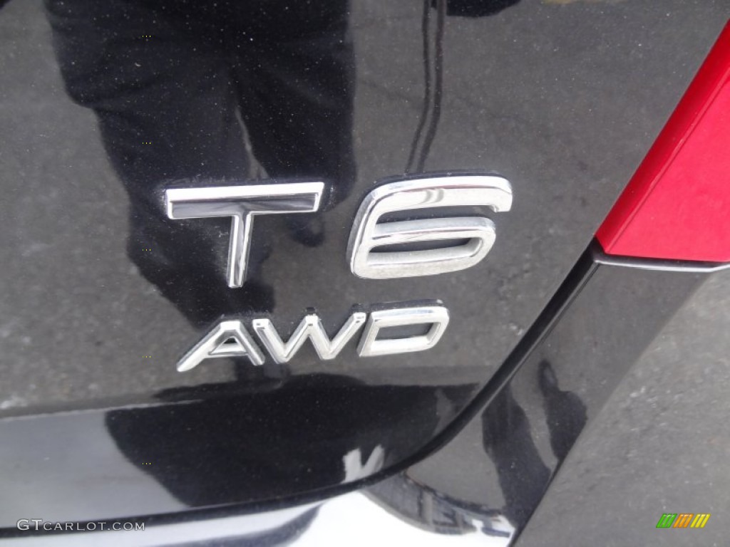 2012 S60 T6 AWD - Black Sapphire Metallic / R-Design Off Black photo #5