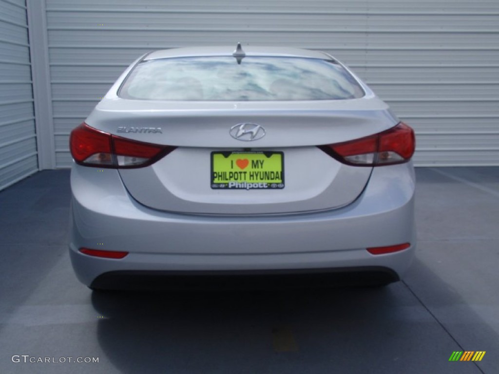 2014 Elantra SE Sedan - Silver / Gray photo #5