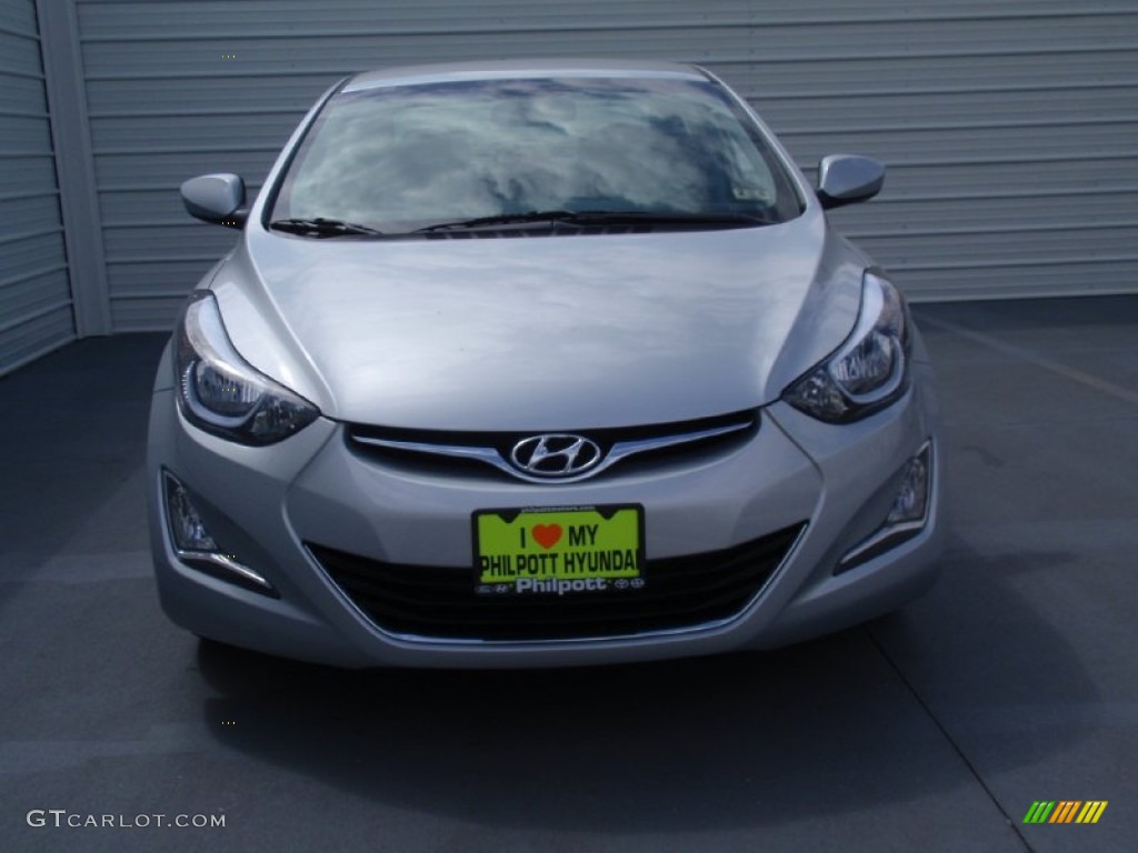 2014 Elantra SE Sedan - Silver / Gray photo #8