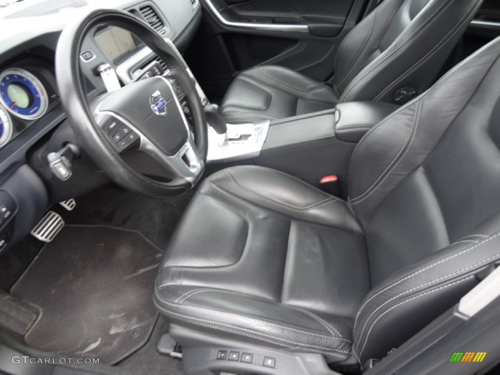 R-Design Off Black Interior 2012 Volvo S60 T6 AWD Photo #91634565