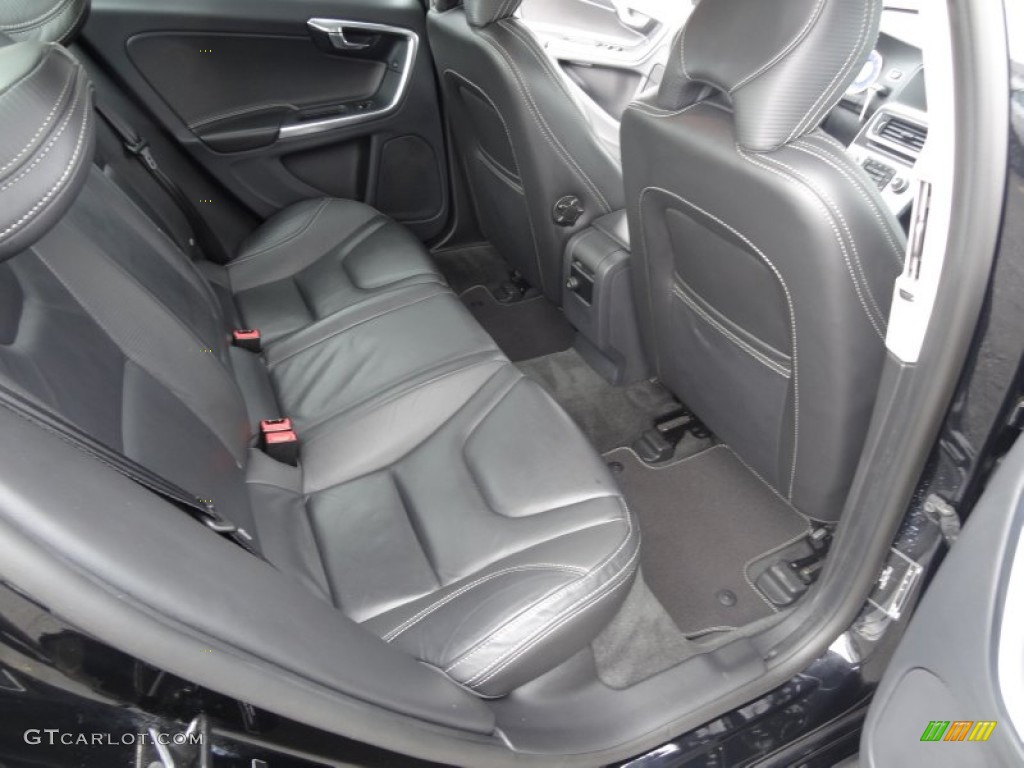 R-Design Off Black Interior 2012 Volvo S60 T6 AWD Photo #91634589