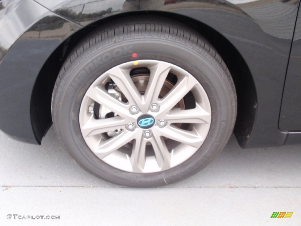 2014 Elantra SE Sedan - Black / Gray photo #12