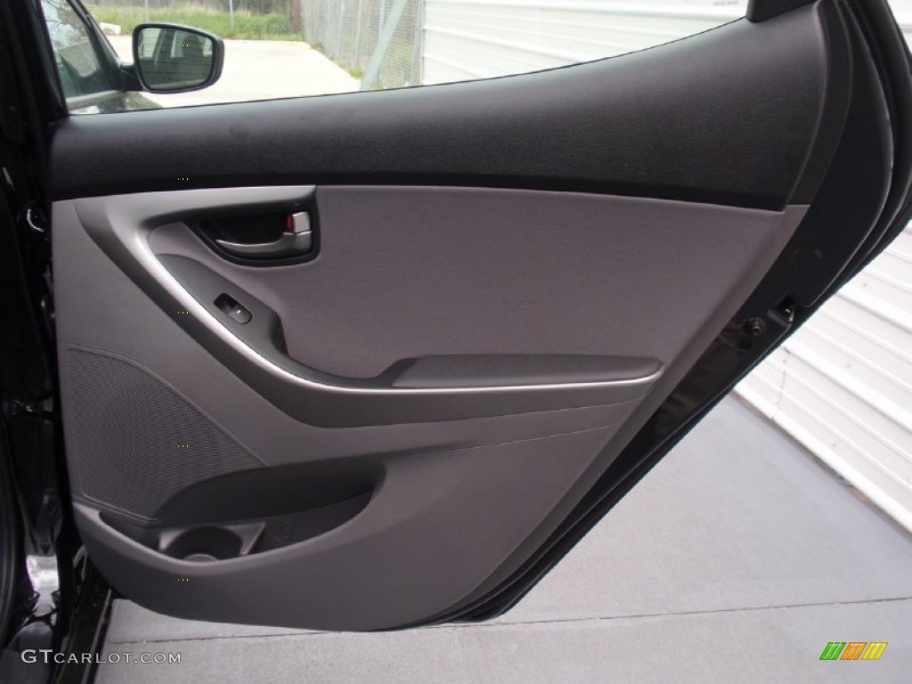 2014 Elantra SE Sedan - Black / Gray photo #19