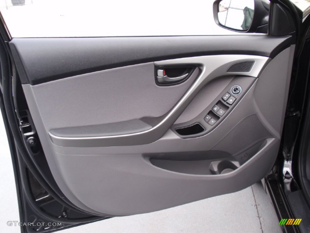 2014 Elantra SE Sedan - Black / Gray photo #22