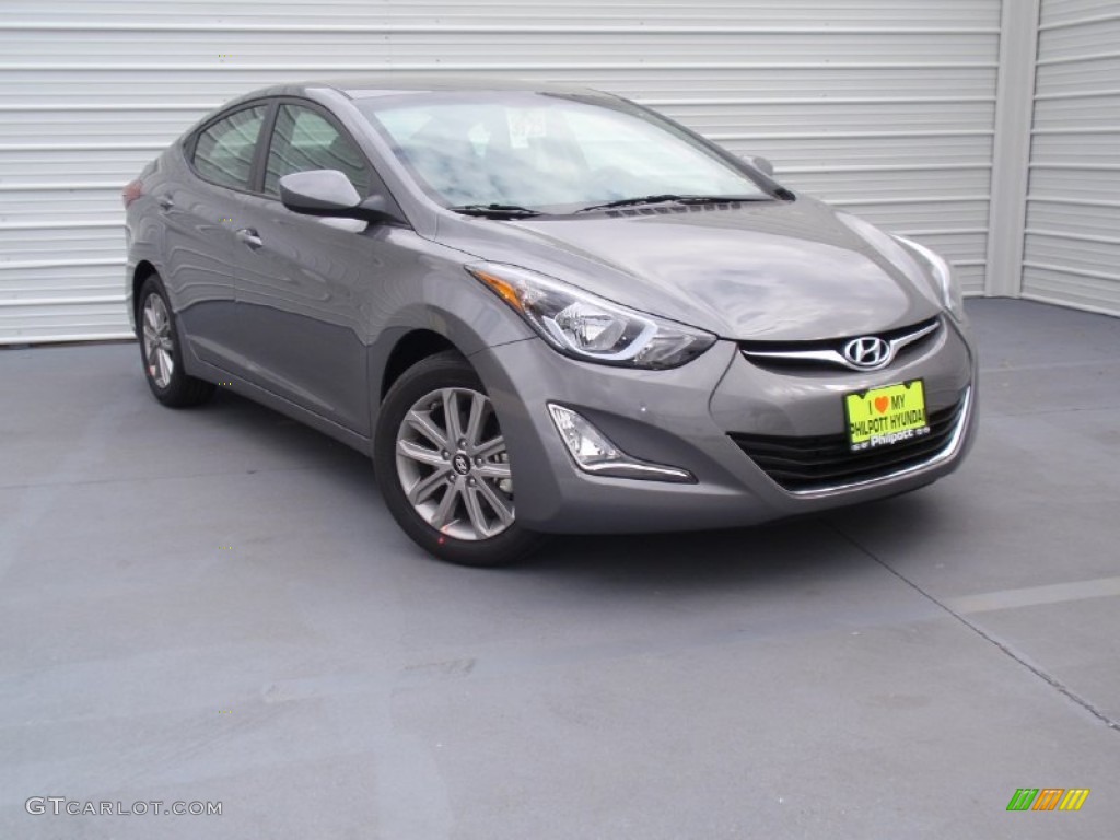 Gray Hyundai Elantra