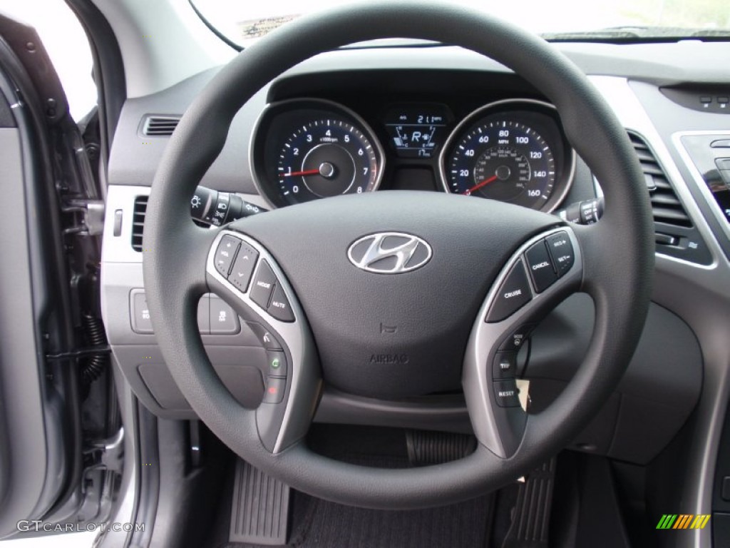 2014 Elantra SE Sedan - Gray / Gray photo #30