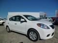Fresh Powder White 2014 Nissan Versa 1.6 SV Sedan