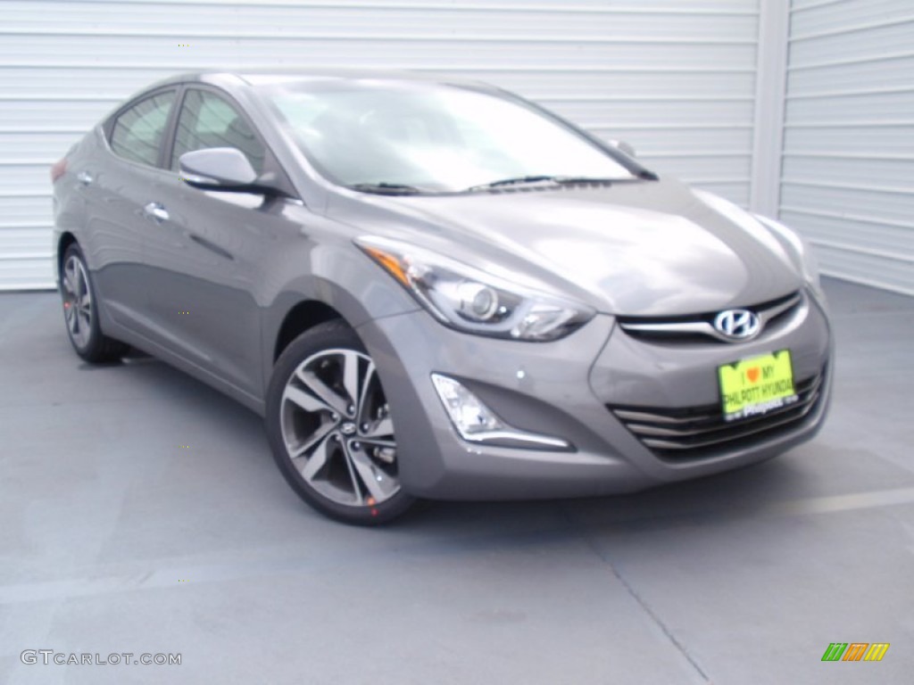 2014 Elantra Limited Sedan - Gray / Black photo #1