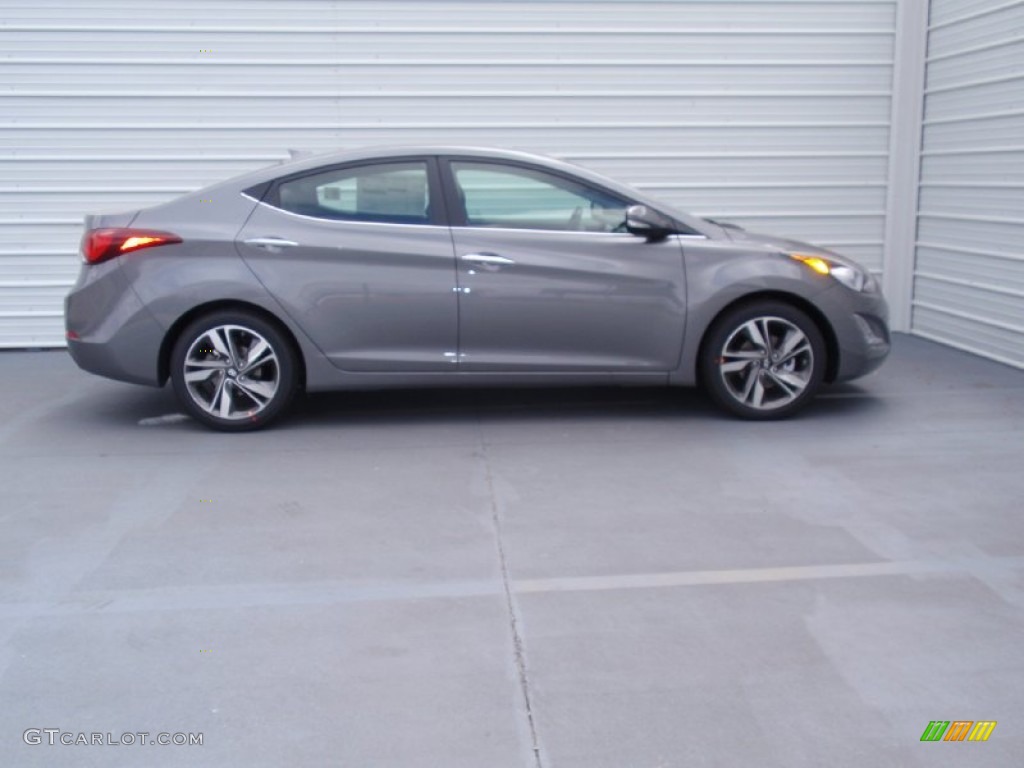 2014 Elantra Limited Sedan - Gray / Black photo #3