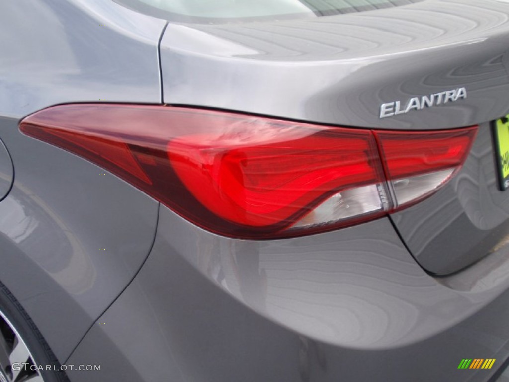 2014 Elantra Limited Sedan - Gray / Black photo #13