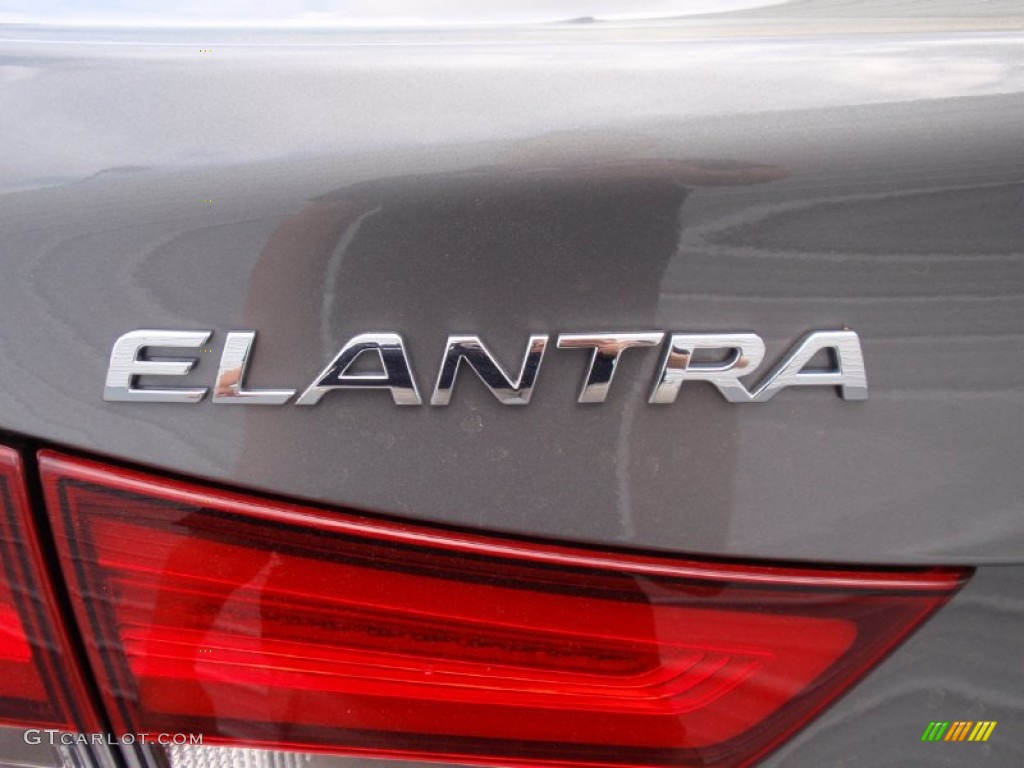 2014 Elantra Limited Sedan - Gray / Black photo #14