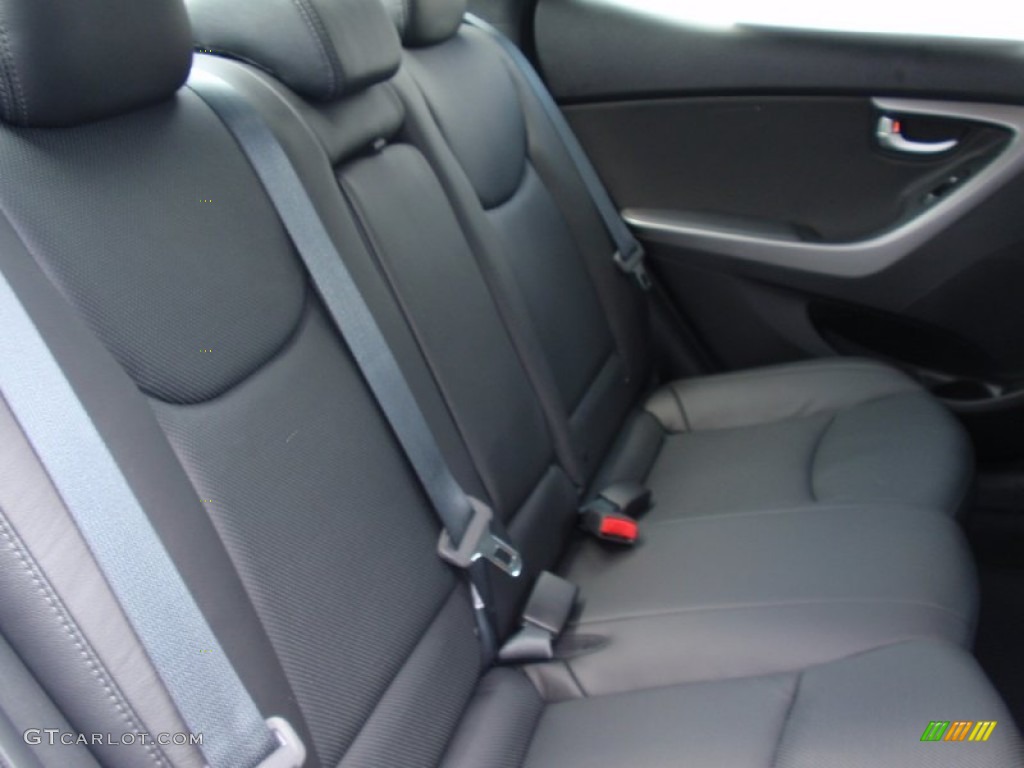 2014 Elantra Limited Sedan - Gray / Black photo #21