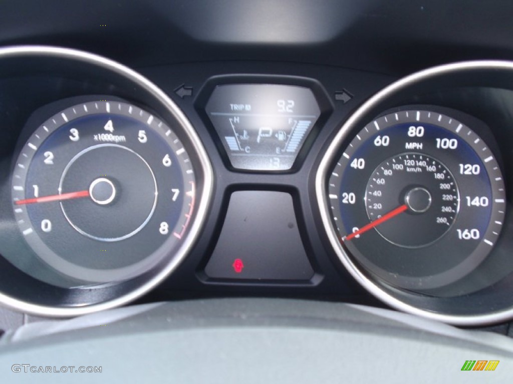 2014 Elantra Limited Sedan - Gray / Black photo #32