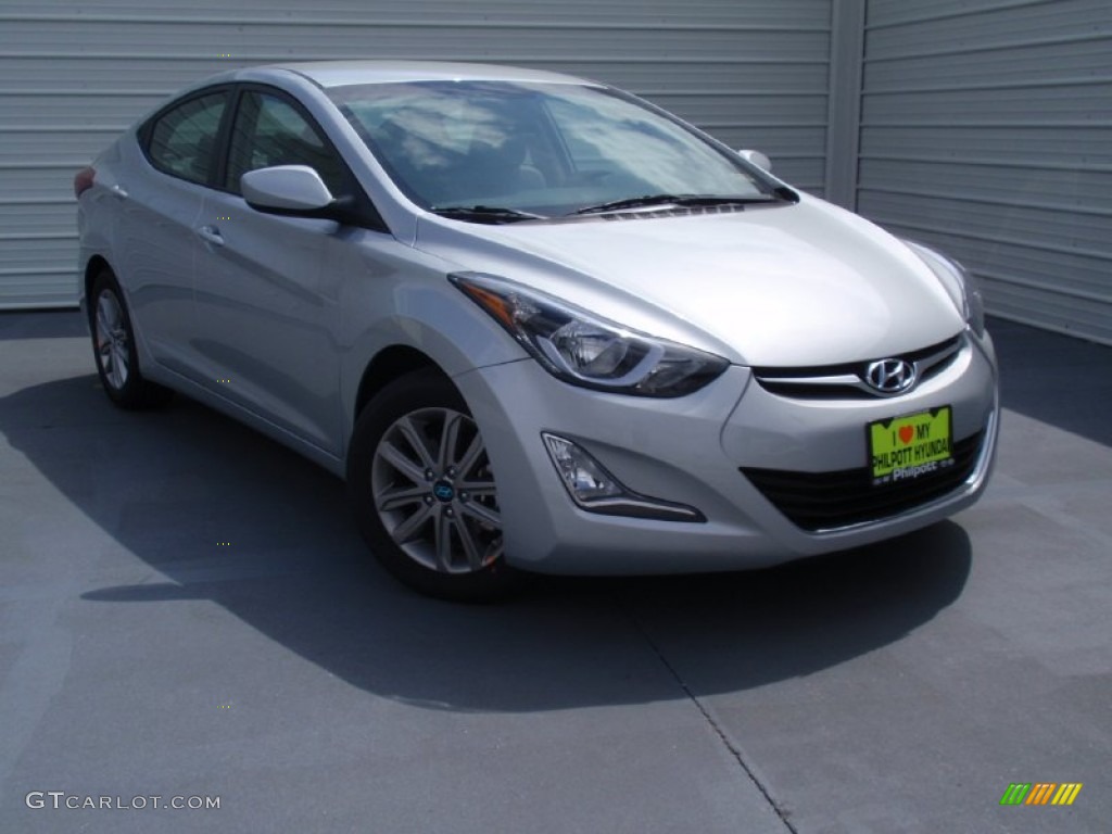 2014 Elantra SE Sedan - Silver / Gray photo #1