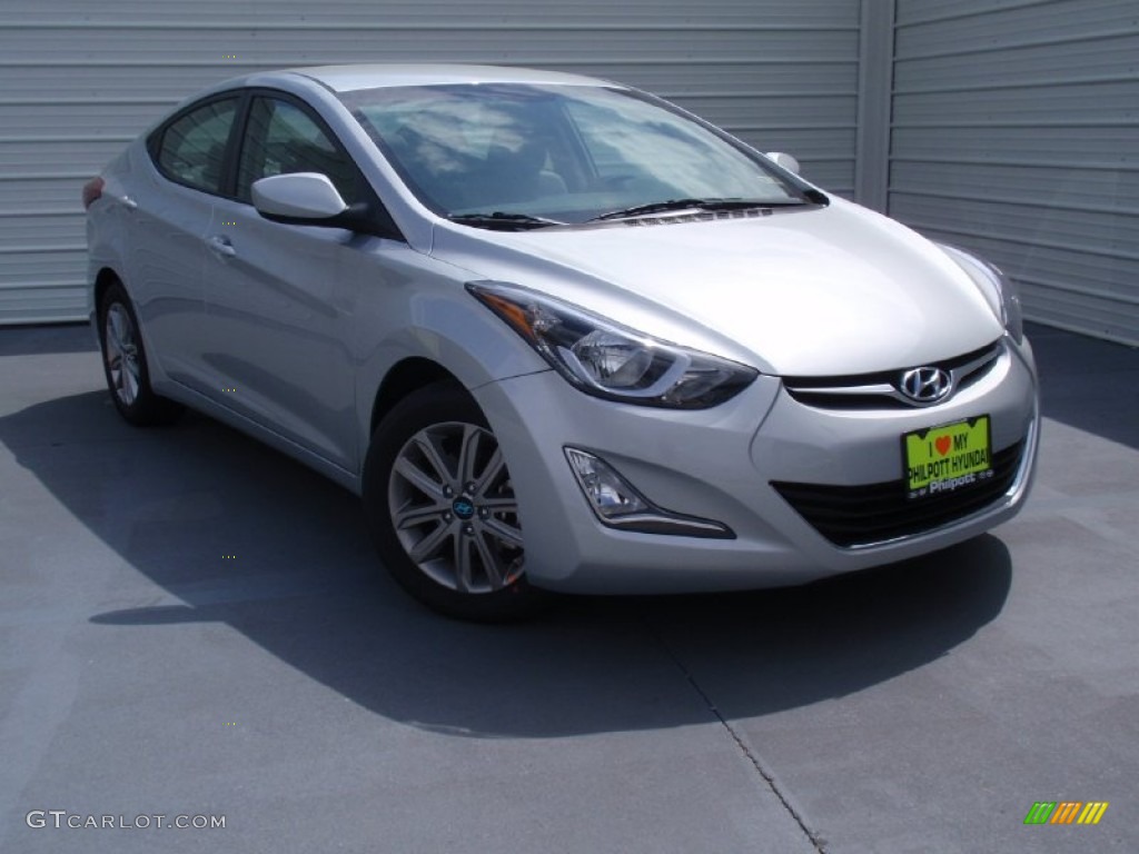 2014 Elantra SE Sedan - Silver / Gray photo #2