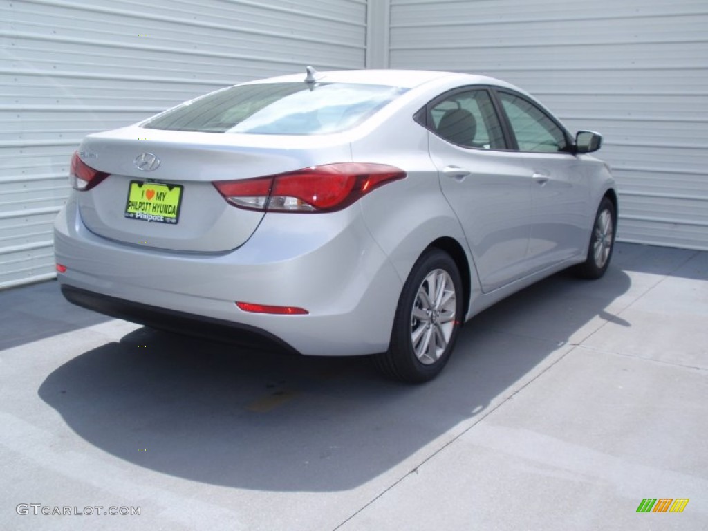 2014 Elantra SE Sedan - Silver / Gray photo #4