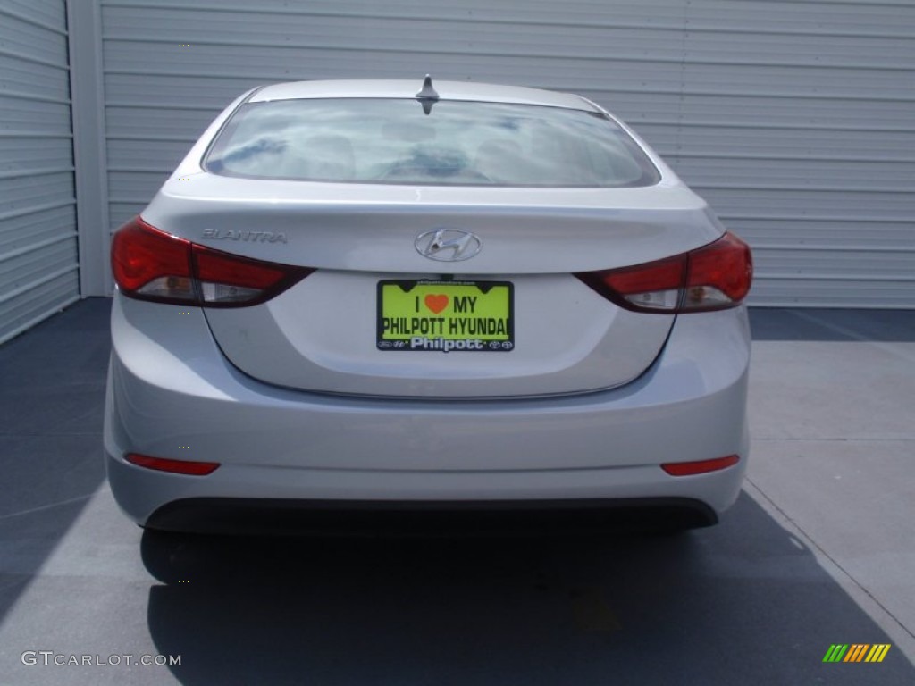 2014 Elantra SE Sedan - Silver / Gray photo #5
