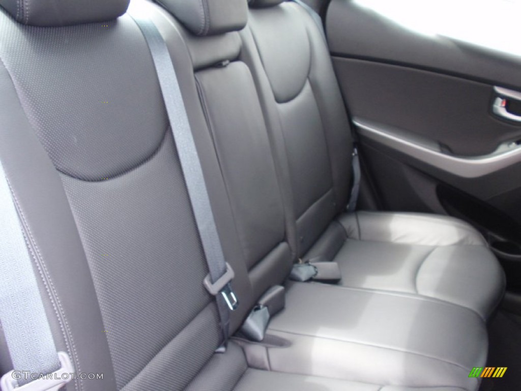 2014 Elantra Limited Sedan - Red / Black photo #21