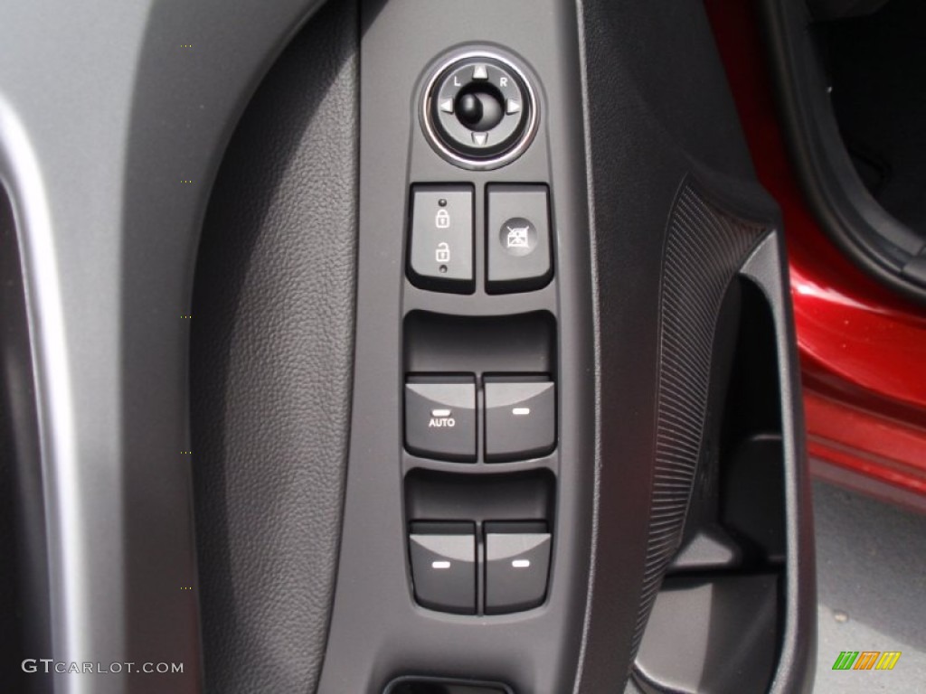 2014 Elantra Limited Sedan - Red / Black photo #24