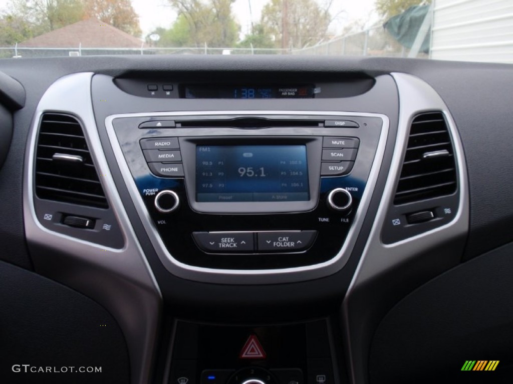 2014 Elantra Limited Sedan - Red / Black photo #29