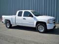 2007 Summit White Chevrolet Silverado 1500 LT Extended Cab 4x4  photo #1