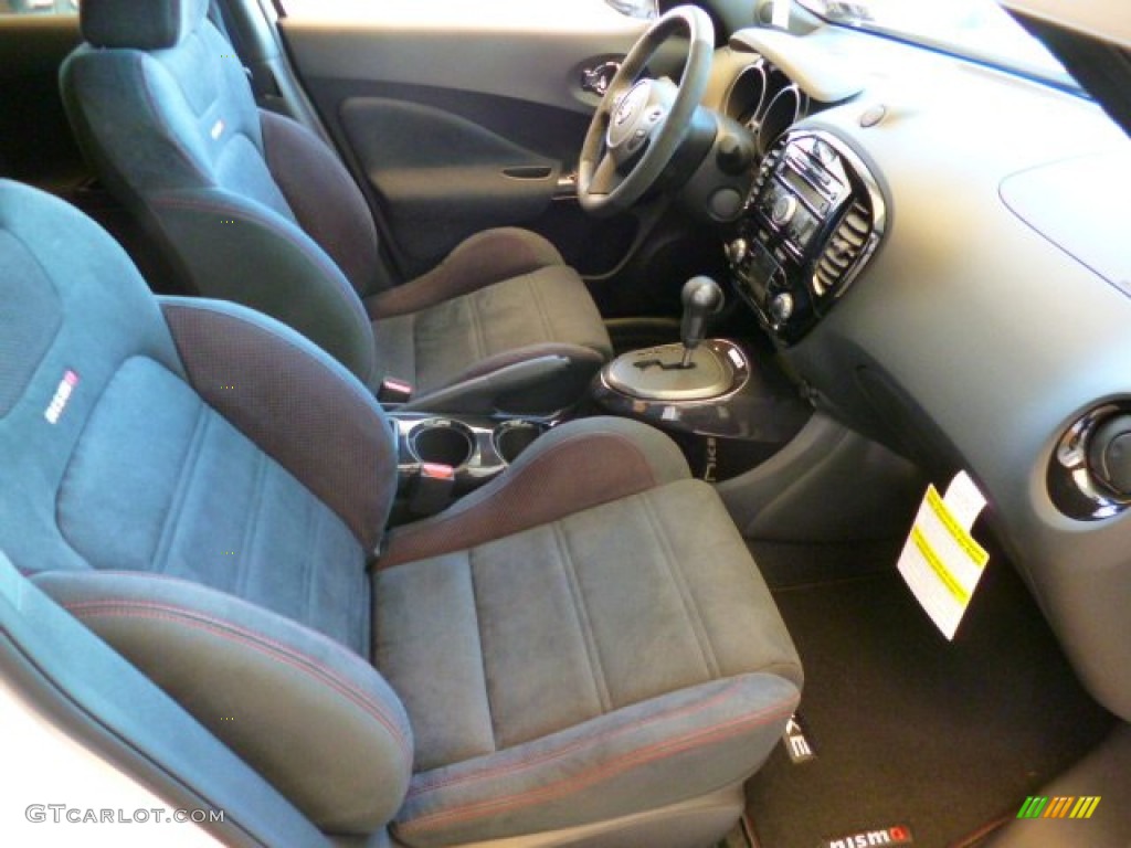 2014 Juke NISMO AWD - Pearl White / NISMO Cloth/Gray photo #10