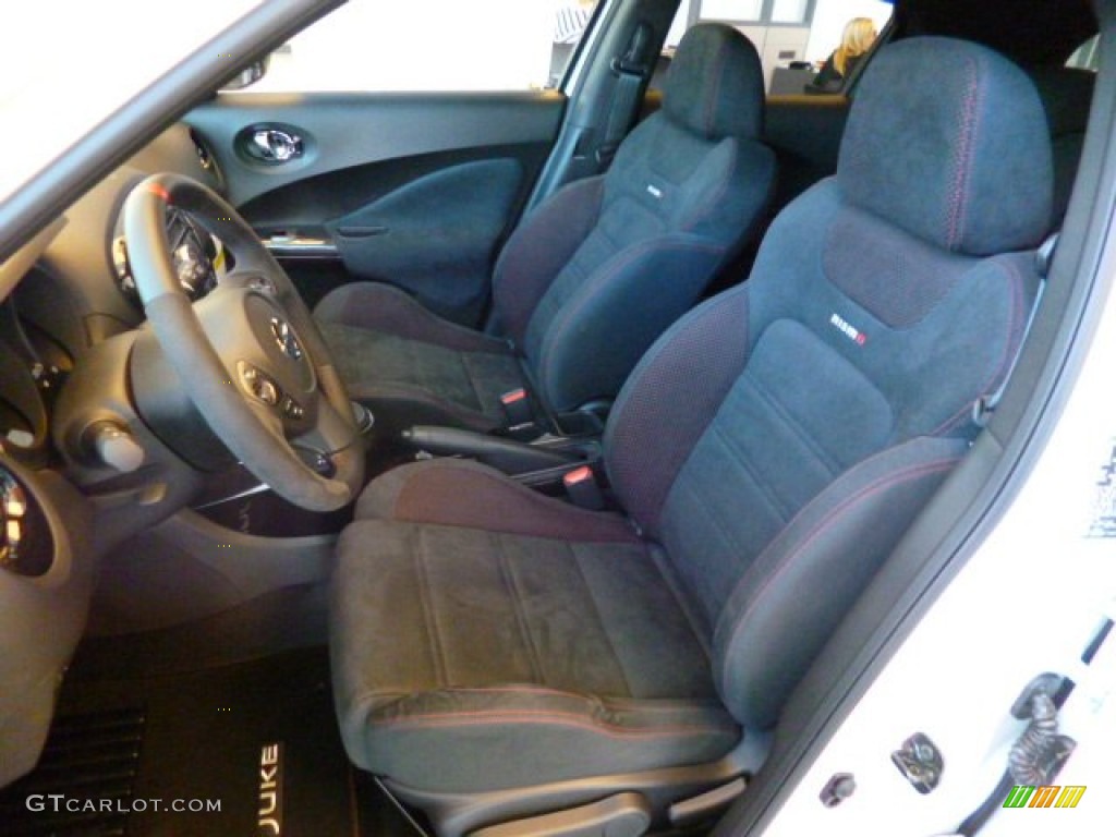 2014 Juke NISMO AWD - Pearl White / NISMO Cloth/Gray photo #15