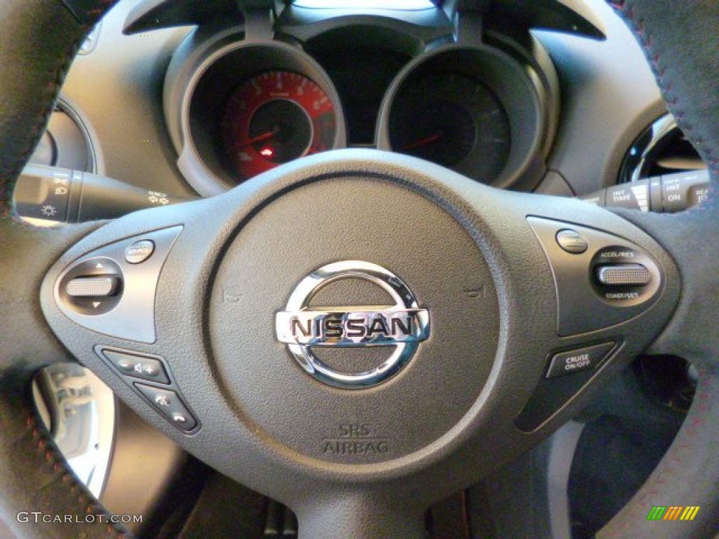 2014 Juke NISMO AWD - Pearl White / NISMO Cloth/Gray photo #18