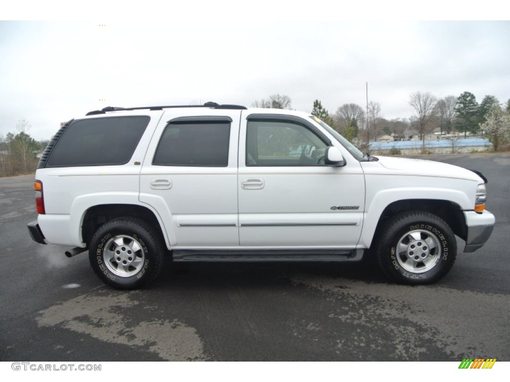 2002 Tahoe LT 4x4 - Summit White / Tan/Neutral photo #6