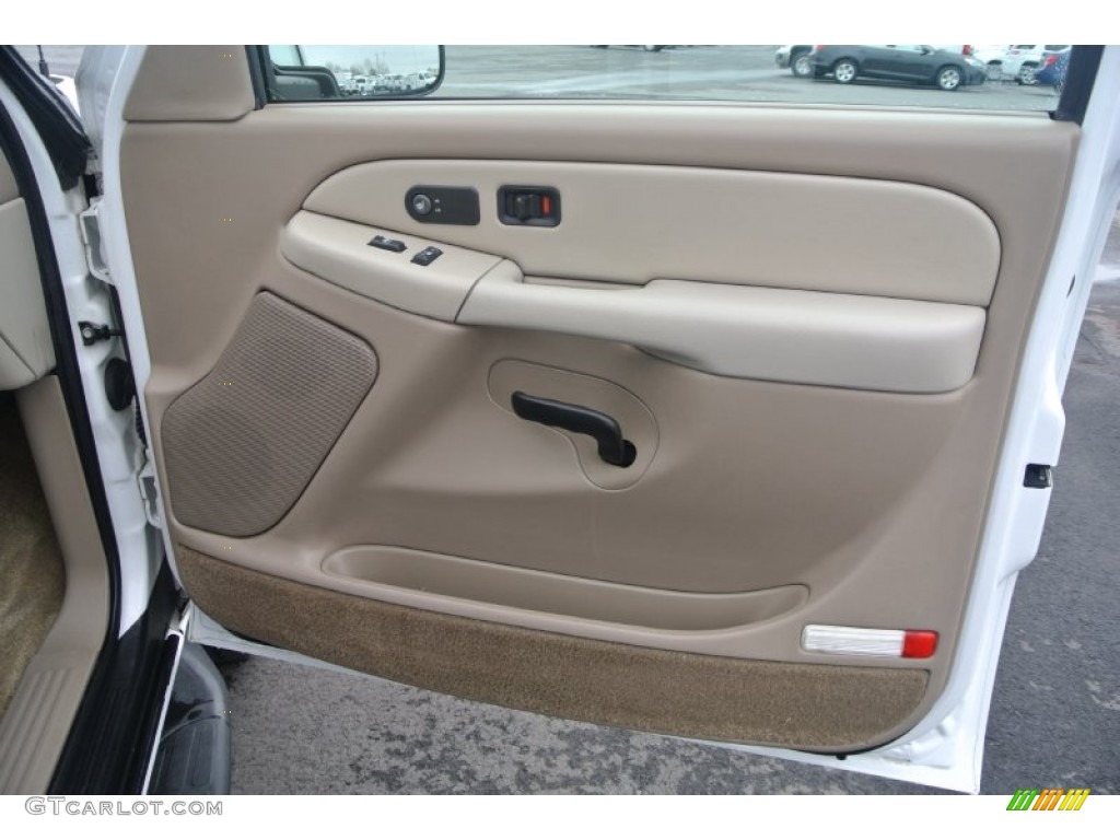2002 Chevrolet Tahoe LT 4x4 Tan/Neutral Door Panel Photo #91637895