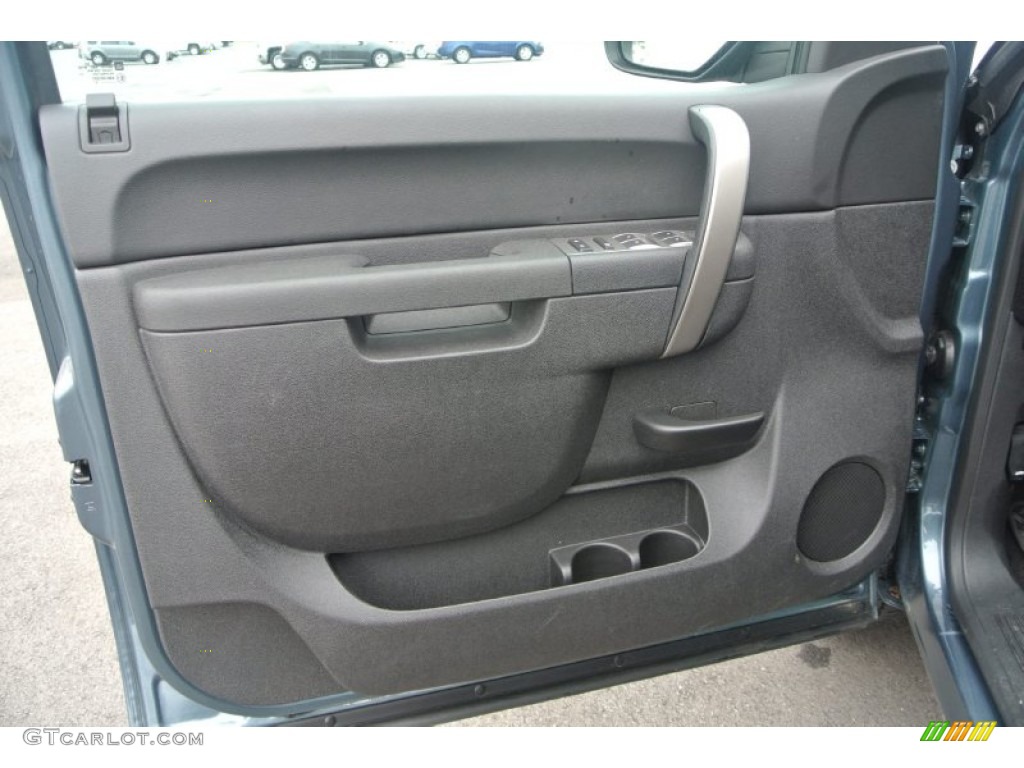 2013 Chevrolet Silverado 1500 LT Crew Cab Ebony Door Panel Photo #91638225