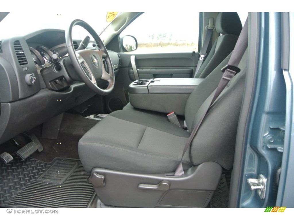 Ebony Interior 2013 Chevrolet Silverado 1500 LT Crew Cab Photo #91638233