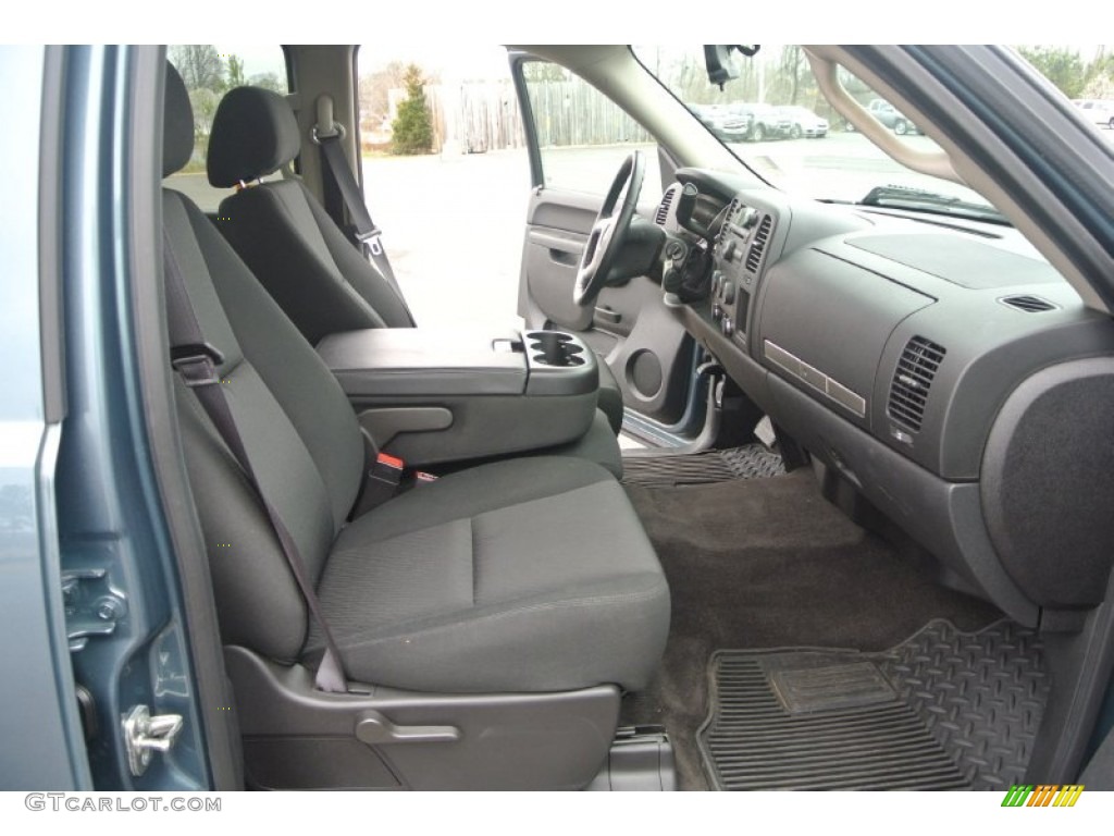 Ebony Interior 2013 Chevrolet Silverado 1500 LT Crew Cab Photo #91638300