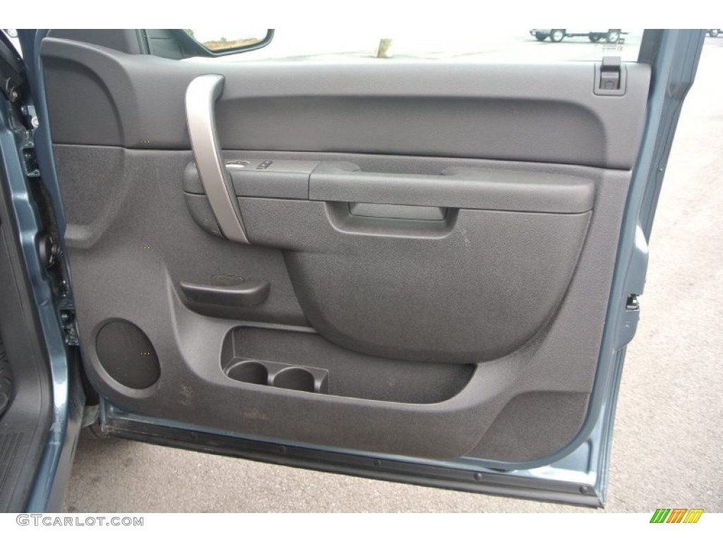2013 Chevrolet Silverado 1500 LT Crew Cab Ebony Door Panel Photo #91638309