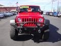 2007 Flame Red Jeep Wrangler Unlimited X 4x4  photo #2