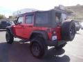 2007 Flame Red Jeep Wrangler Unlimited X 4x4  photo #5