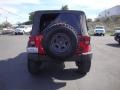 2007 Flame Red Jeep Wrangler Unlimited X 4x4  photo #6