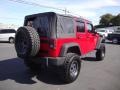 2007 Flame Red Jeep Wrangler Unlimited X 4x4  photo #7