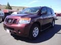 2013 Midnight Garnet Nissan Armada SV  photo #3