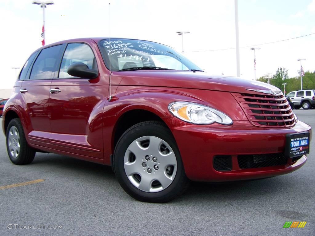 2009 PT Cruiser LX - Inferno Red Crystal Pearl / Pastel Slate Gray photo #1