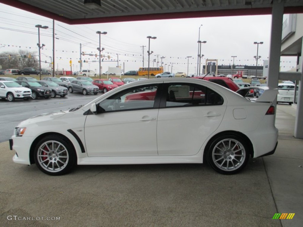 Wicked White 2014 Mitsubishi Lancer Evolution GSR Exterior Photo #91641999