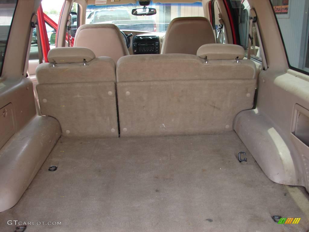 1999 Explorer XLT 4x4 - Bright Red Clearcoat / Medium Prairie Tan photo #20
