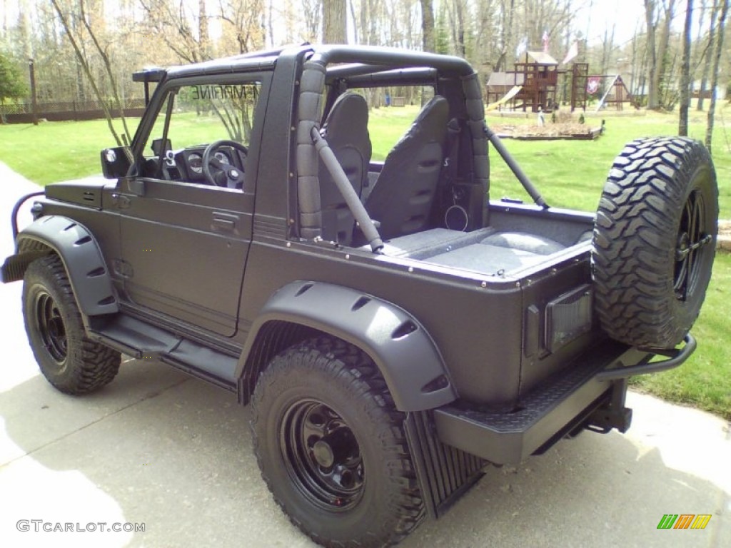 1988 Samurai Convertible 4x4 - Black / Black photo #2