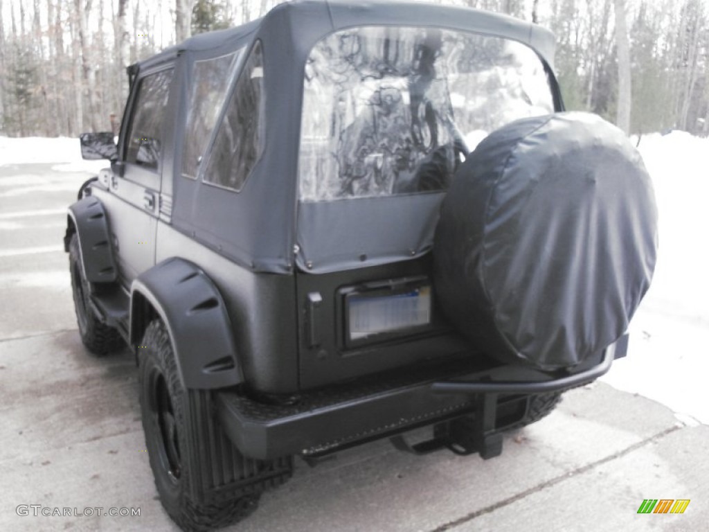 1988 Samurai Convertible 4x4 - Black / Black photo #7
